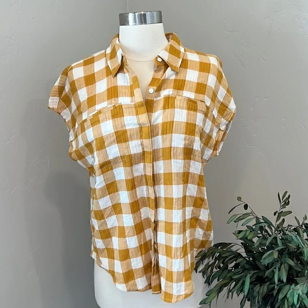 Lucky Brand Button Down Blouse